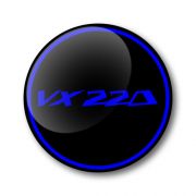 VX220 3D Domed Gel Wheel Centre Badges Stickers Decals Set of 4