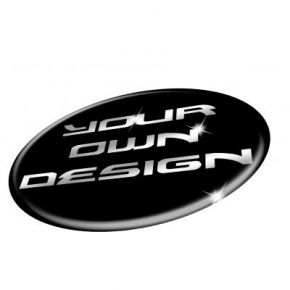 4x 53mm Silver Domed Resin Stickers Wheel trims Centre Cap Hub Caps Badge Emblem